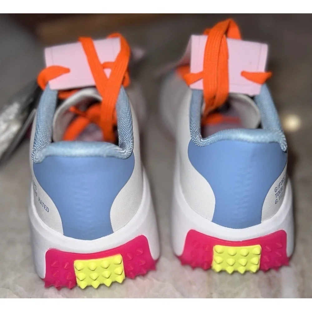 G/Fore G.112 Kiltie Women's 5 white pink Golf Shoes New  GLF000022 - Picture 10 of 12